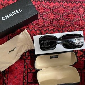 Rare Vintage Chanel Cc Logo Sunglasses